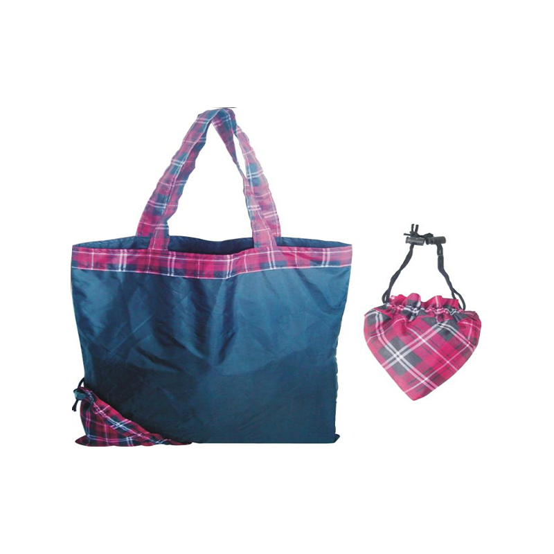JS-SP001-Vikbar shoppingväska i polyester